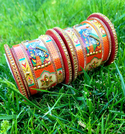 Bridal Chuda Raja Rani Style (Multi)