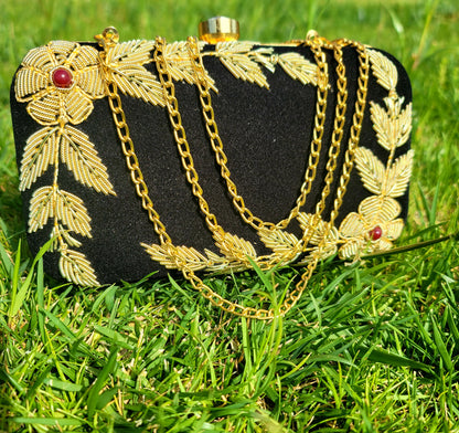 Designer Velvet Clutch