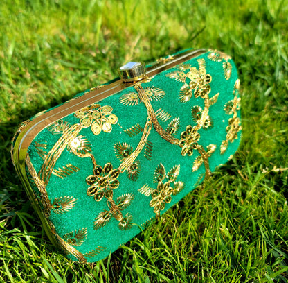 Bridal Designer Velvet Clutch