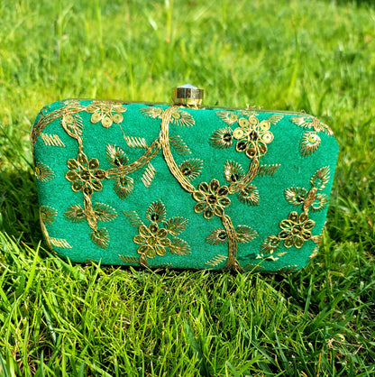 Bridal Designer Velvet Clutch