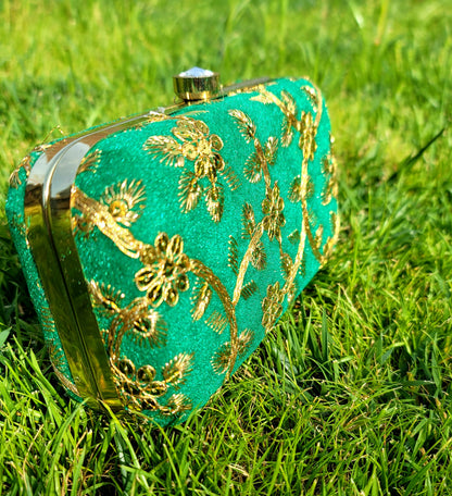 Bridal Designer Velvet Clutch