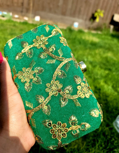 Bridal Designer Velvet Clutch