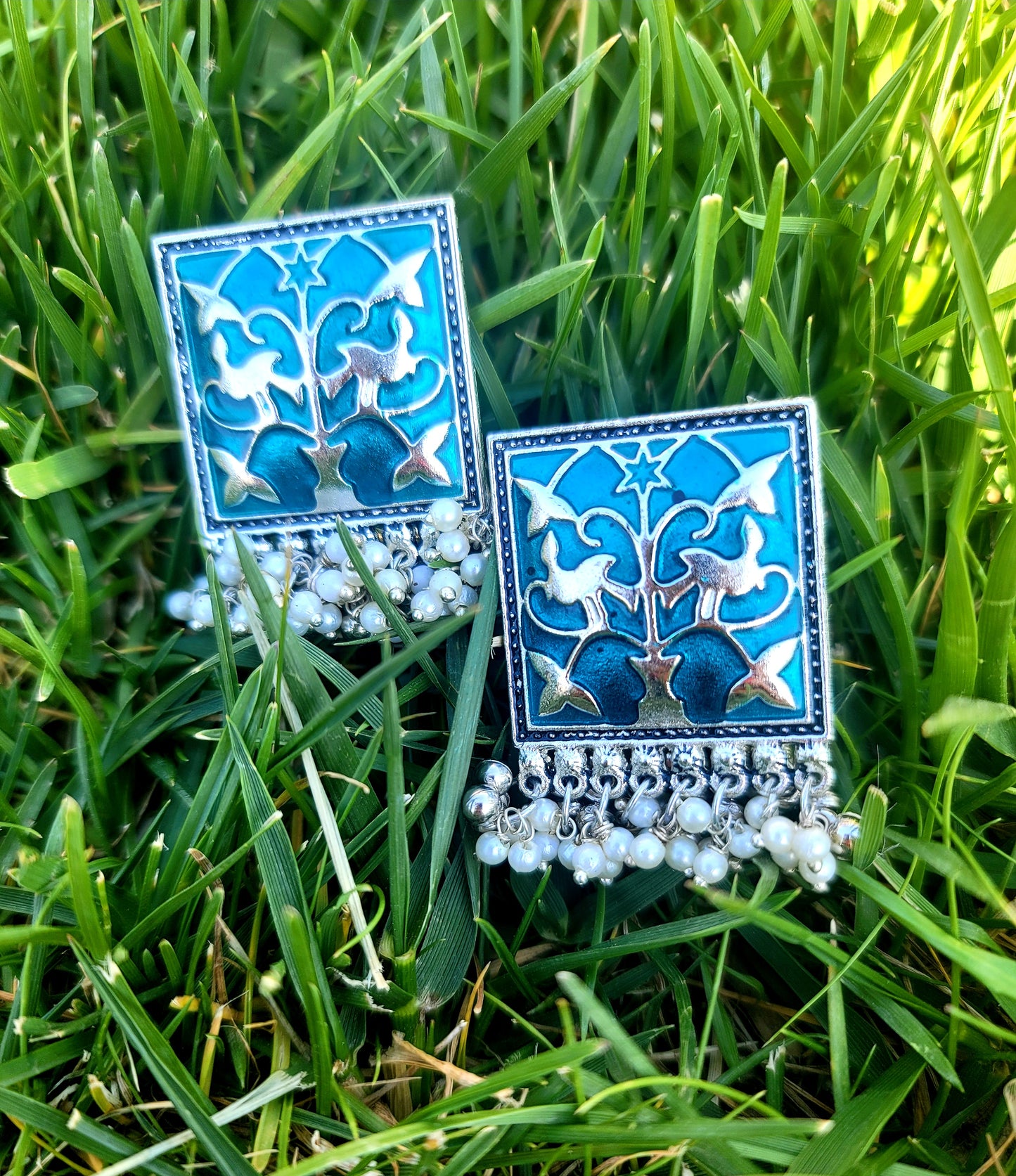 Fancy Meenakari Studs