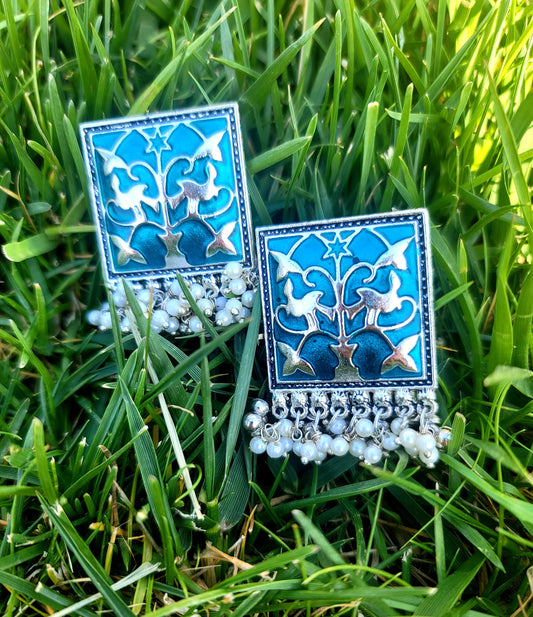 Fancy Meenakari Studs