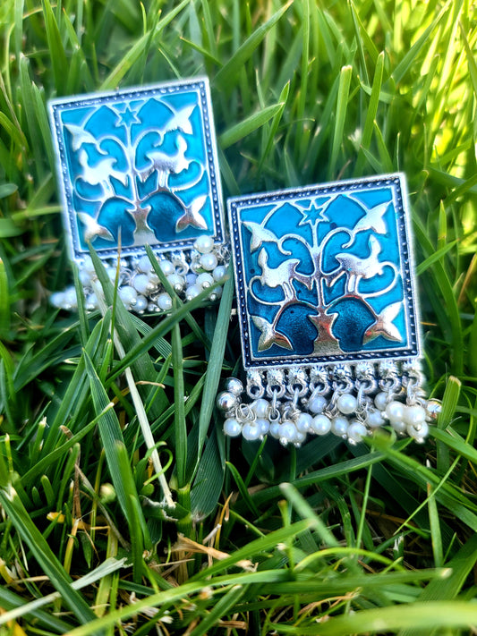 Fancy Meenakari Studs