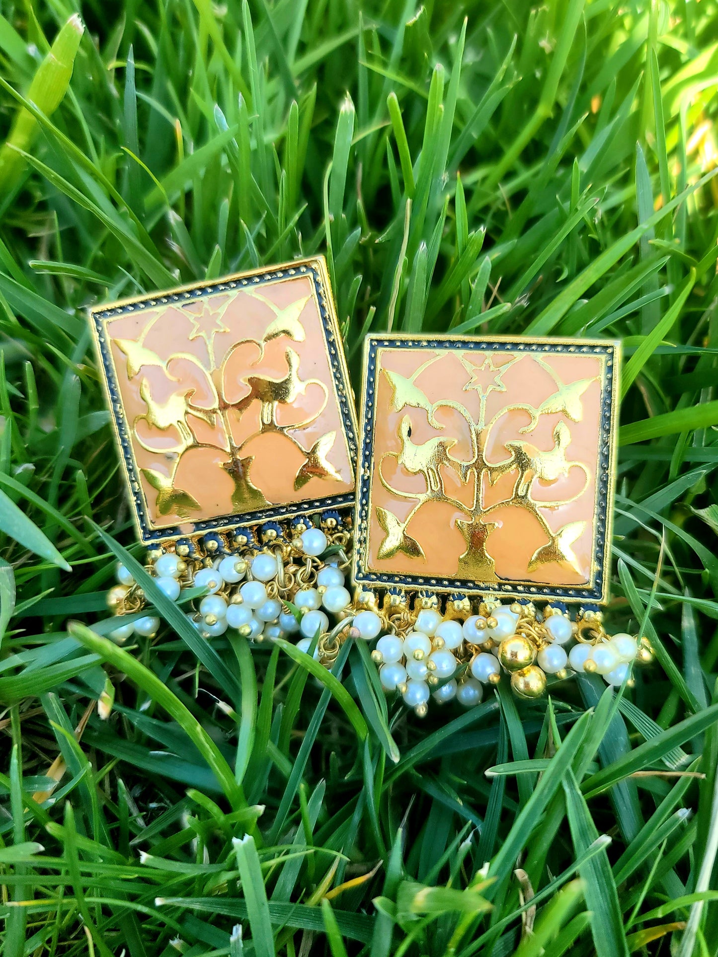 Fancy Meenakari Studs