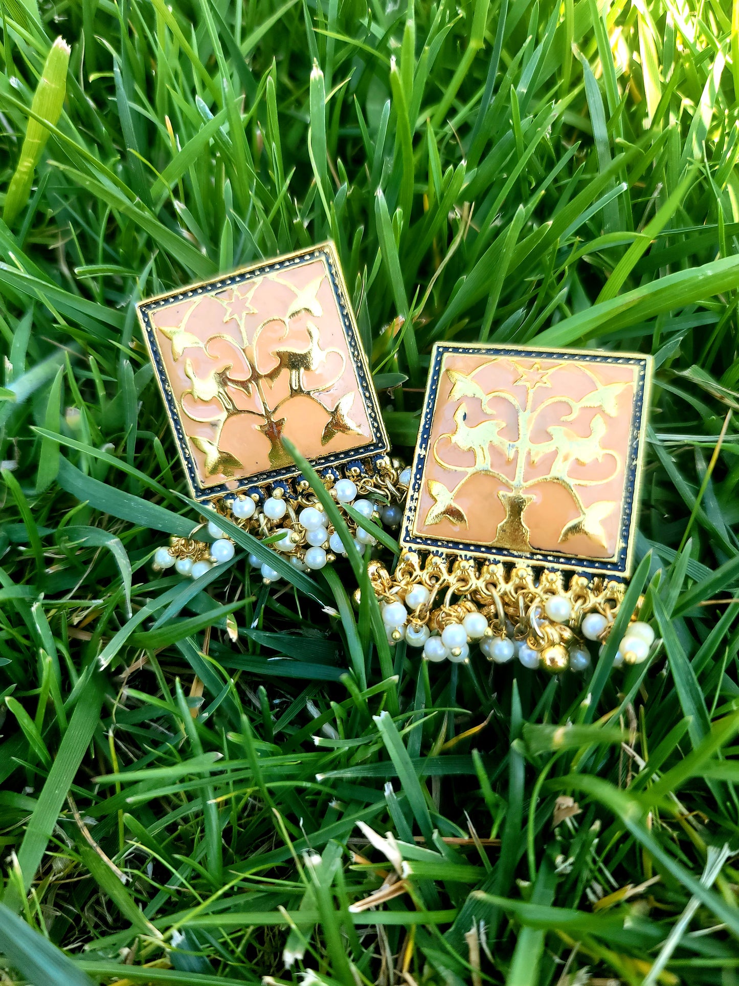 Fancy Meenakari Studs