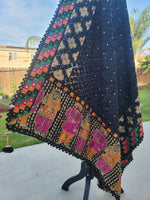 Bride & Groom Designed Hand Embroidered Fulkari Dupatta