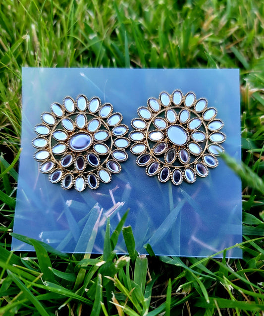 Mirror Studs Oversized