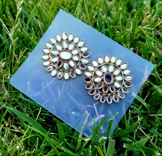 Mirror Studs Oversized