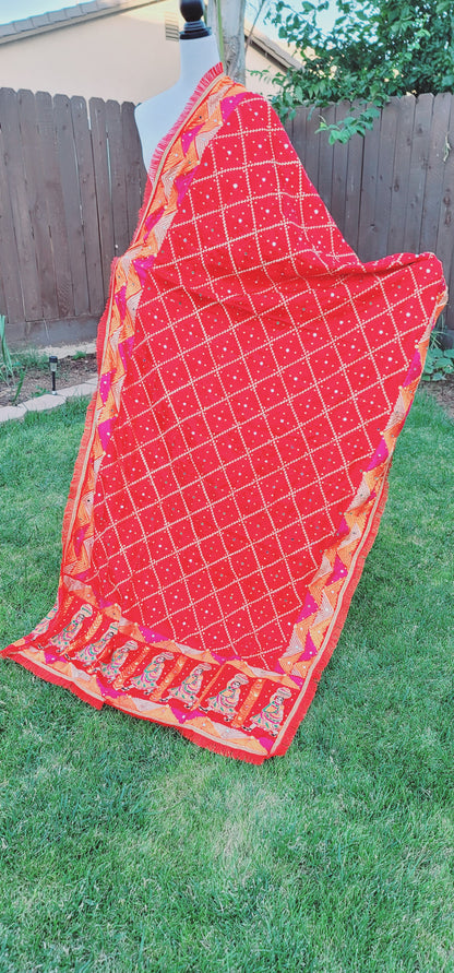 Traditional Design Fulkari Dupatta