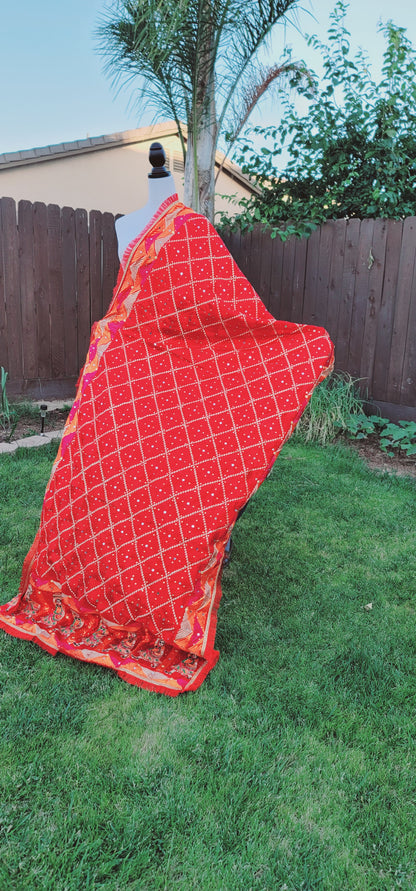 Traditional Design Fulkari Dupatta