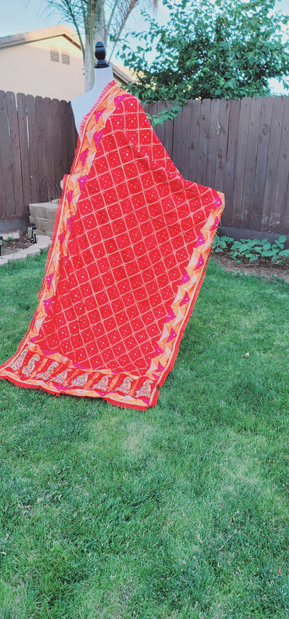 Traditional Design Fulkari Dupatta