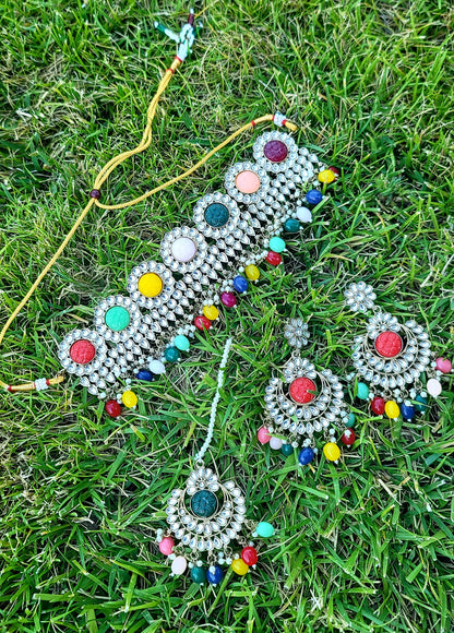 High Quality Amrapali Choker Set Multi