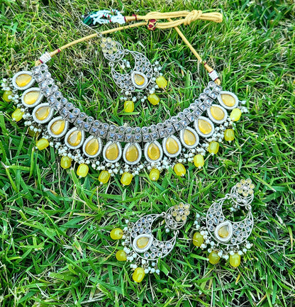 Monalisa & Real Polki Choker Set
