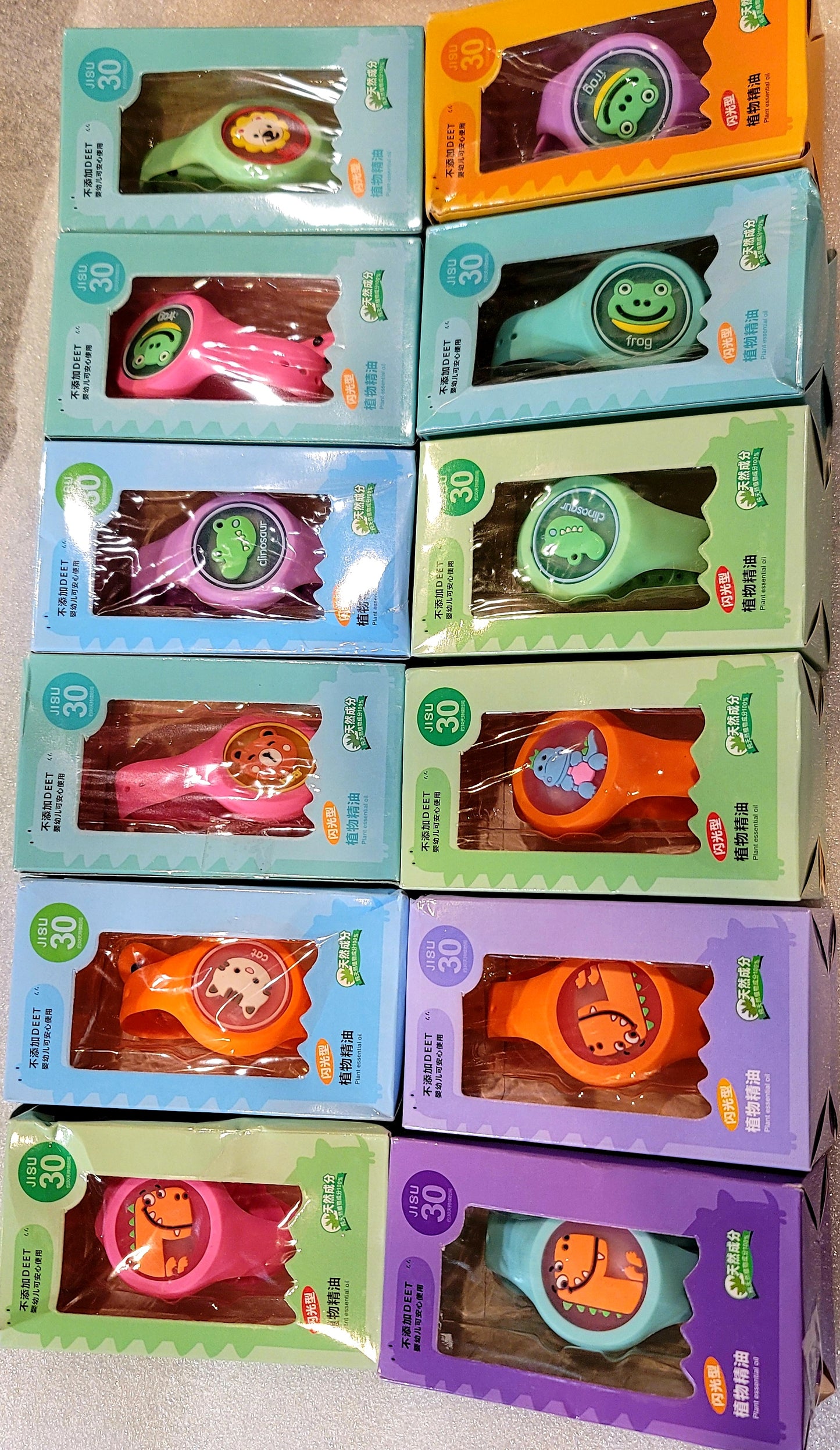 Mosquito Repellent 3-in-1 Flashing Silicone Watch/Rakhi