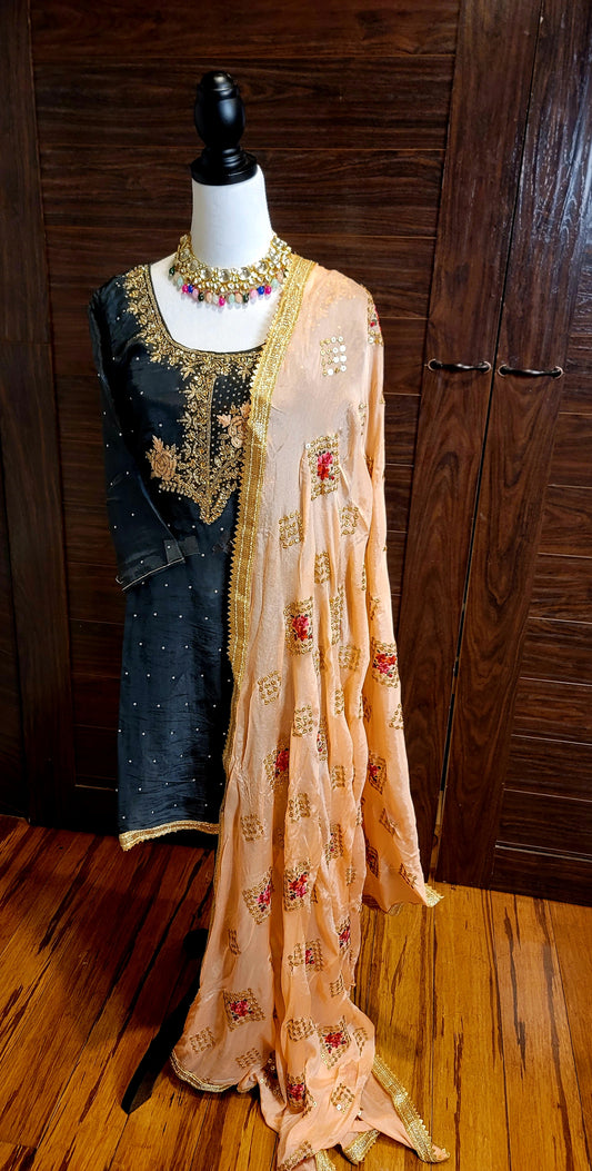 Pure Bridal Punjabi Suit Designer Piece.