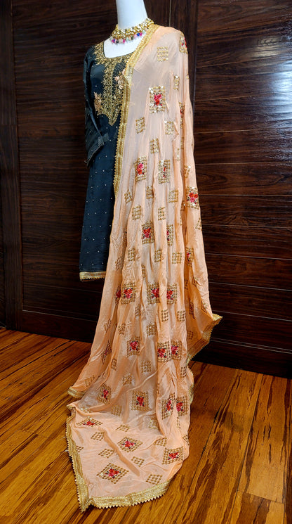Pure Bridal Punjabi Suit Designer Piece.