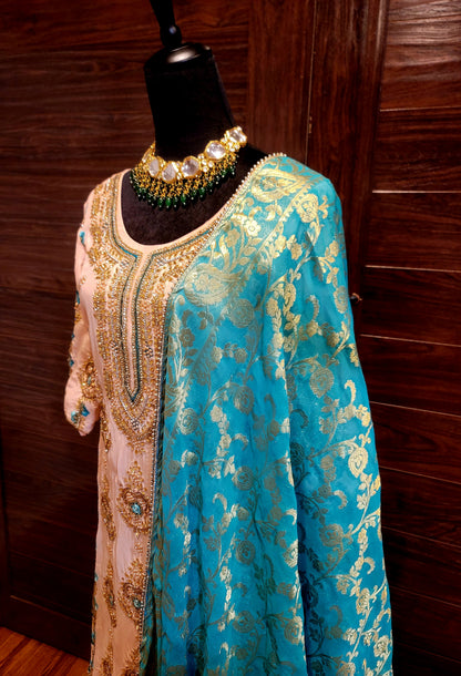 Bridal Punjabi Suit With Heavy Work