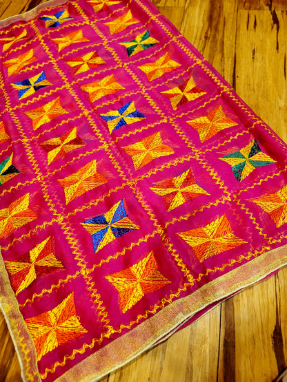 Lightweight Fulkari Dupatta