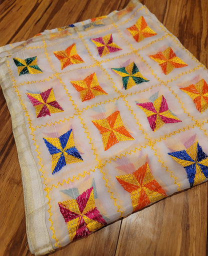 Lightweight Fulkari Dupatta