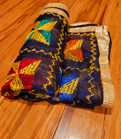 Lightweight Fulkari Dupatta
