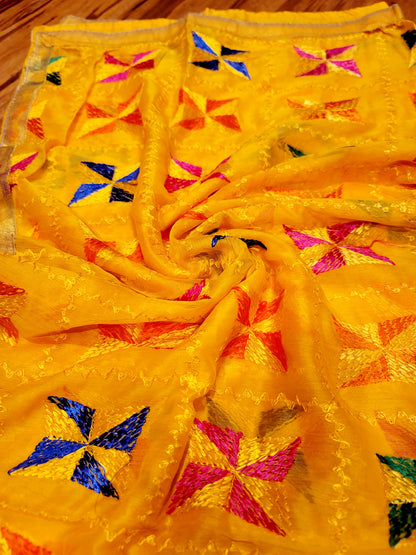 Lightweight Fulkari Dupatta