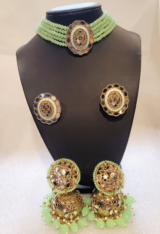 Super Deal AD Mirror Choker Set image 3