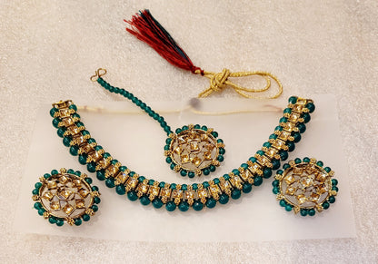 Mirror Stoned Choker Set