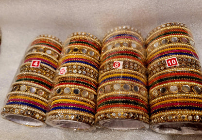 Designer Multi Bangles Set