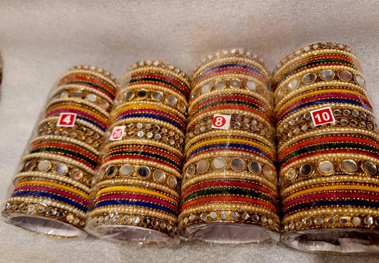Designer Multi Bangles Set image 3