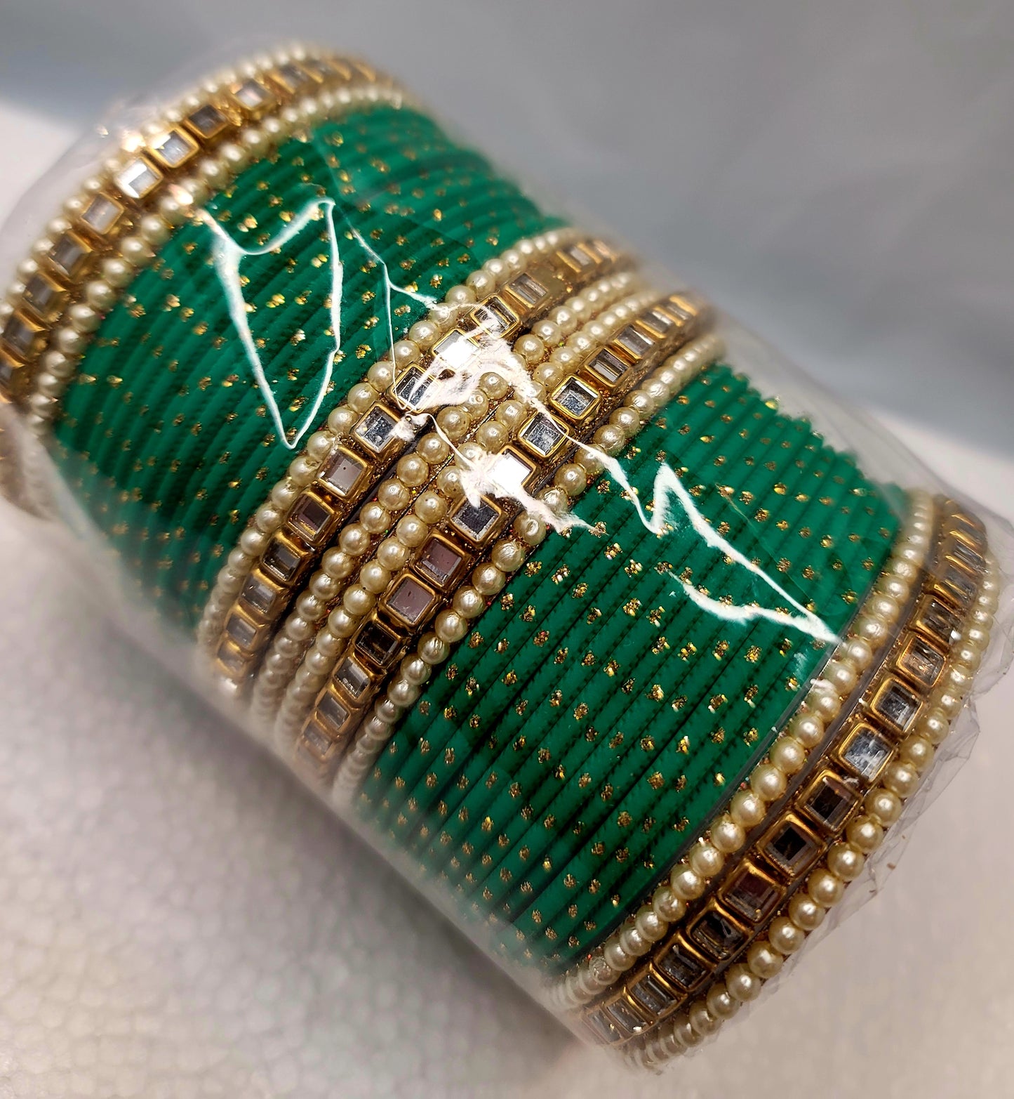 Designer Bangles Set (Green)