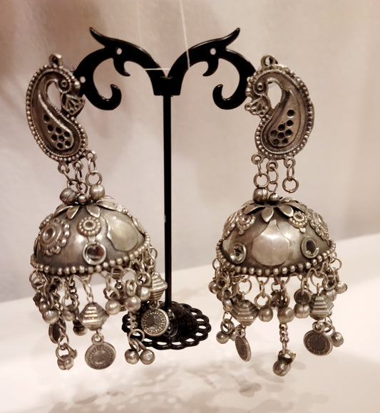 Trending German Silver Banjara Jhumki