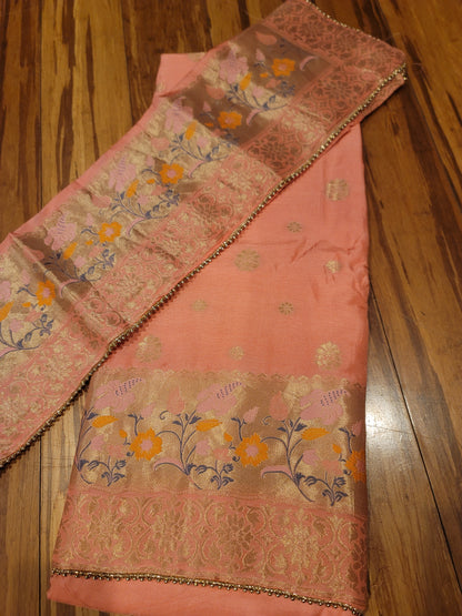 Pure Silk Unstitched Suit Fabric