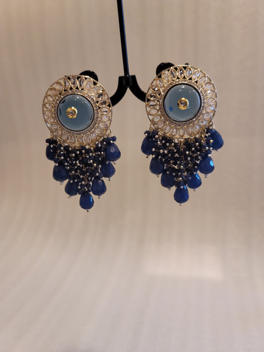 Original Polki & Monalisa Earrings image 3