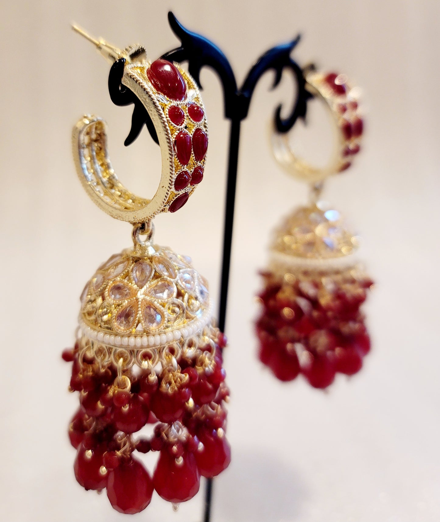 High Quality Polki Jhumki Earrings