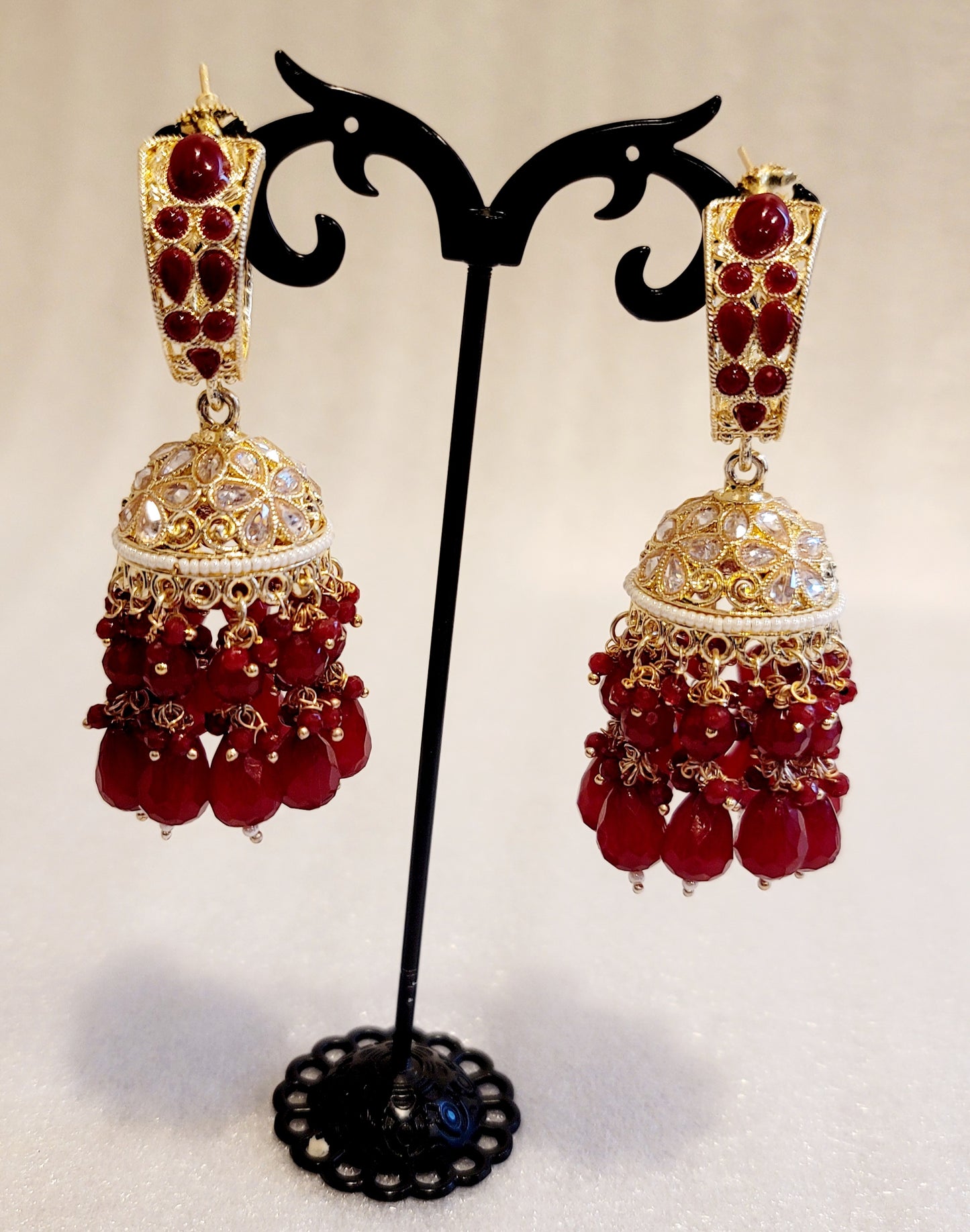 High Quality Polki Jhumki Earrings