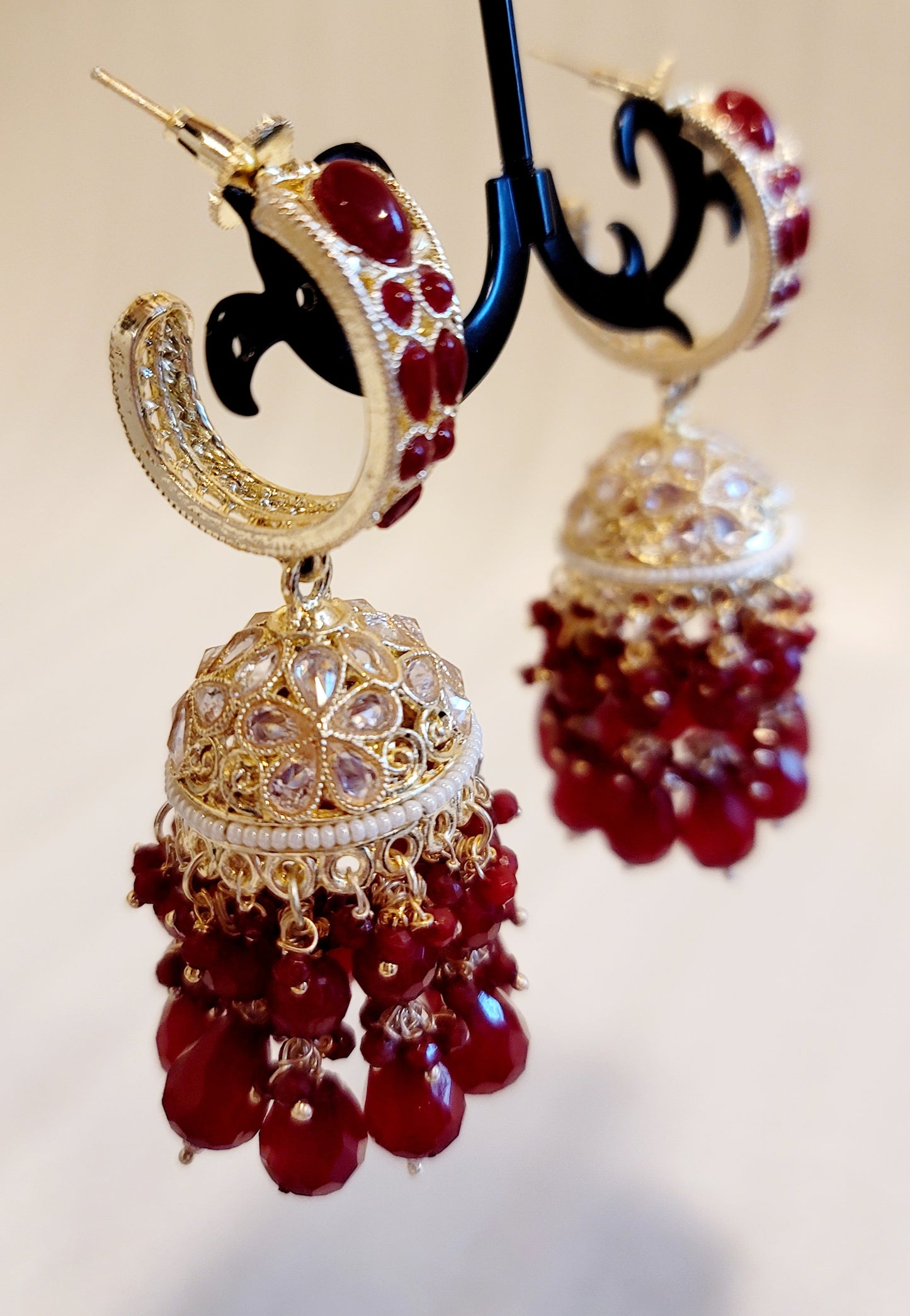 High Quality Polki Jhumki Earrings