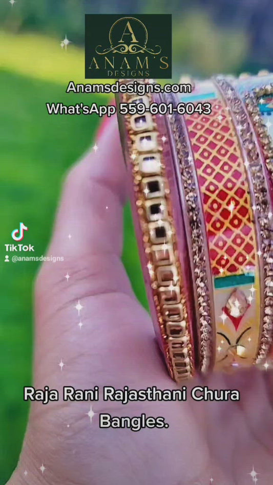 Bridal Chuda Raja Rani Style (Multi)