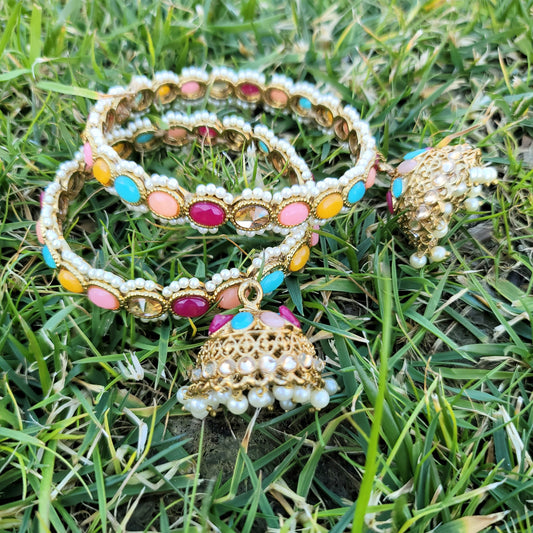 Bangles with Jhumki
