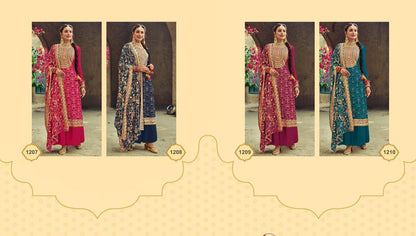 Designer Sharara Suit With Heavy Work Dupatta