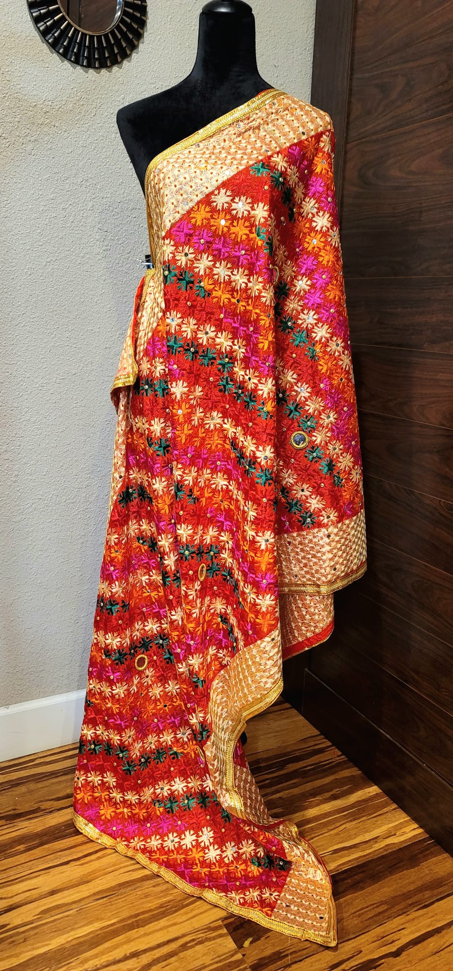 Stylish  & Traditional Fulkari Dupatta