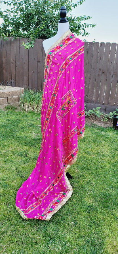Sardarni Written Fulkari Dupatta Lightweight