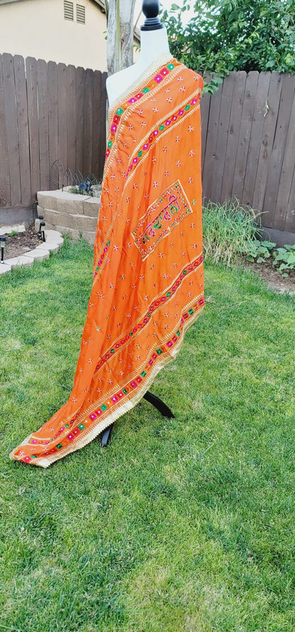 Sardarni Written Fulkari Dupatta Lightweight