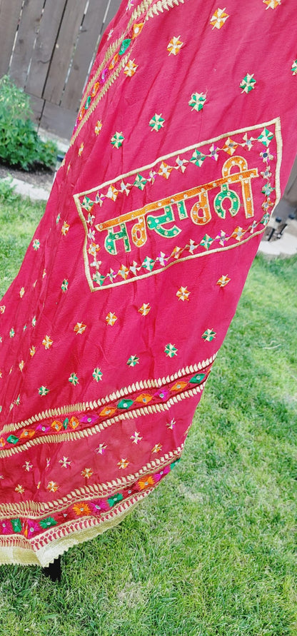Sardarni Written Fulkari Dupatta Lightweight