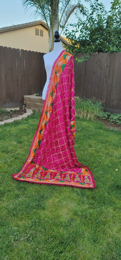 Traditional Design Fulkari Dupatta