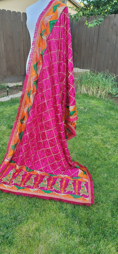 Traditional Design Fulkari Dupatta