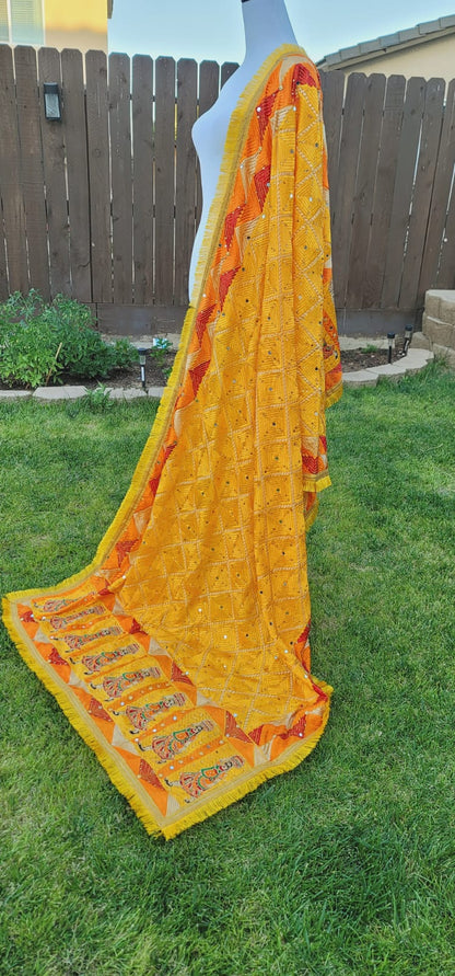 Traditional Design Fulkari Dupatta