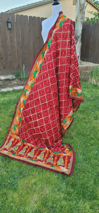 Traditional Design Fulkari Dupatta