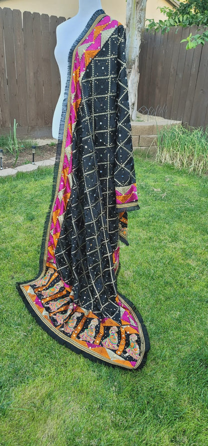 Traditional Design Fulkari Dupatta